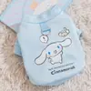 Roupas para Pets Outono e Inverno Cachorro Canela Cachorro Gato Juntos Moletom de Lã Quente Teddy Pet Gato Roupas