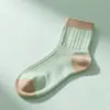 Calcetines Personalizados Profesionales, Calcetines de Algodón Puro, Diseño de Muestra, OEM, Pedidos Transfronterizos, Industria del Calcetín de Zhejiang, Calcetines de Media Pantorrilla para Mujer