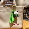 Llavero Original Bebé Panda Lindo Dibujo Animado Tesoro Nacional Bolso de Pareja Colgante Pequeño Máquina de Bebé Pequeño Regalo Al por Mayor