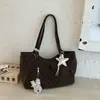 Nova Bolsa Tote de Bolinhas 2026 para Mulheres, Bolsa de Ombro Nicho Estilo Coreano, Bolsa de Ombro Grande Capacidade para o Dia a Dia, Bolsa de Mão Fashion