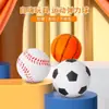 Juguetes para gatos y perros, fútbol, baloncesto, pelota saltarina, palo para provocar gatos, duraderos y resistentes a la masticación, autoentretenimiento y alivio del aburrimiento para gatos, productos de látex para mascotas