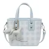 Bolsa de Mão Pequena Color-Blocking de Alta Qualidade para Mulheres, Nova Bolsa Transversal Versátil de Verão 2025, Bolsa de Mão Elegante e na Moda, Bolsa Saco