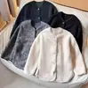 Cárdigan Casual para Mujer de Forro Polar Imitación Borrego Manga Larga Ropa Exterior Nuevo Estilo Otoño/Invierno 2026 479616 488302