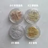 Arte de Uñas de Moda Hilo Dorado y Plateado Línea Fina Moda Japonesa Línea de Decoración de Uñas Metálica Dorada Plateada