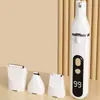 Aparador de Pelos de Pet Elétrico 4 em 1 Silencioso Ferramenta de Higiene para Pets Universal Elétrico para Gatos e Cachorros Moedor de Unhas Multifuncional