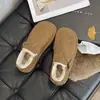 Zapatos Birkenstock de suela gruesa, forrados de felpa, engrosados para mujer, nuevo estilo popular Otoño/Invierno 2026, mocasines Birkenstock cálidos, zapatos de algodón, botas de nieve