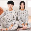 Ropa de Otoño para Niños y Pantalones de Otoño Set de Ropa Interior Térmica Juvenil de Algodón Puro Suéter de Algodón para Fondo para Niños Medianos y Grandes Pijamas de Invierno para Niñas