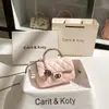 Dropshipping Pequena Bolsa de Metal Perfumada Outono e Inverno 2025 Nova Bolsa Quadrada Pequena de Corrente de Alta Qualidade Atacado