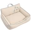 Hola Perrito Mascota Cama Portátil para Perro Cama para Gato Todas las Estaciones Repelente al Agua Resistente al Desgaste Transpirable Cómoda Cama Sofá