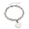 Pulsera Mecánica Corazón de Oso Ins Nicho Cordón Elástico Pulsera de Cuentas Pareja Joyería de Acero Inoxidable Venta al por Mayor Cadena