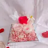 Rosa de Flor Preservada Espejo Jardín Secreto Caja de Regalo Caja Acrílica Flor Preservada Día de San Valentín Chino Regalo de Cumpleaños