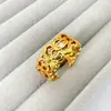 Anel Cruz de Flor de Íris, Anel Aberto de Flor Fashion em Formato de Diamante, Anel de Dedo Indicador de Luxo Leve da Moda de Nicho, Joia para o Dia a Dia