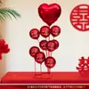 Conjunto de Decoração de Mesa Flutuante com Balões para Casamento Noivado Sala de Estar Quarto de Casamento Decoração de Mesa de Escritório Casa Nova Mesinha de Cabeceira Enfeites
