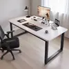 Escritorio de computadora para uso doméstico, escritorio de oficina de sobremesa, escritorio de estudio para estudiantes, mesa larga montada en la pared, escritorio simple para casa de alquiler, escritorio para juegos