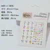 Fabricante Transfronteiriço Novos Adesivos de Diamante Pedras Strass Pêssego Peido Rosto de Amor Rosto Infantil Joias Adesivos de Pérola