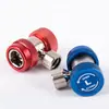 Conector Ajustable R134A Aire Acondicionado de Coche Refrigerante Manómetro de Carga de Refrigerante Conector Rápido de Alta y Baja Presión Herramienta de Conversión