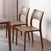 Cadeira de Jantar Norte-Americana Encosto da Cadeira Encosto da Cadeira Simples Leve Luxo Restaurante Moderno Casa Nórdico Criativo Madeira Maciça Estilo Chinês Cadeira