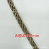 Corda de Sisal Branco-Marrom 3-8,5mm, Corda de Manila Marinha, Corda de Cânhamo de 8 Fios Resistente a Óleo, Dura, para Levantamento de Carga em Canteiro de Obras e Decoração