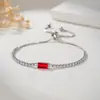 Pulsera Geométrica Minimalista Europea y Americana con Piedra de Nacimiento y Doce Piedras del Zodiaco, Lujo Ligero, Estilo Vintage de Gama Alta para Mujer, Venta al por Mayor Popular Transfronteriza