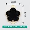 Accesorios de joyería de bricolaje, collar de aleación de gota de aceite de estrella coreana de dibujos animados, pulsera con doble colgante, accesorios, venta al por mayor transfronteriza