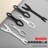 Llave Multifuncional Flor de Ciruelo Abierta de Doble Propósito Autoajustable Juego de Llaves de Gafas Boca Viva Doble Cabeza Universal Placa Universal