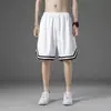 Pantalones Cortos Deportivos de Malla de Seda Helada de Verano para Hombre, Sueltos, Delgados, Transpirables, de Secado Rápido, de Cinco Puntos, Pantalones Cortos de Playa 1/2 Pieza