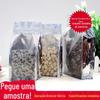 Yin e Yang oito saco lateral auto-sustentável auto-selante saco de embalagem de plástico saco de embalagem de plástico saco de comida translúcido conjunto completo de amostras
