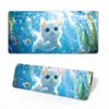 Suprimento Especial Transfronteiriço de Mouse Pad Grande Fofo de Anime com Borda Reforçada para Meninas Escritório Tapete de Mesa Cartoon Teclado do Computador