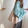 2026 Bolso de Hombro Literario Estilo Coreano Nuevo, Bolso Grande Versátil para Clases, Bolso de Cuero Suave de Gran Capacidad Estilo Ins para Madre e Hija