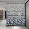 Fundo de Parede Mosaico Artístico Entrada Simples Banheiro Banheiro Pintura Degradê Vidro com Mica Pintura Decorativa