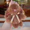 Llavero Colgante de Conejo que Hace Sonido Jinnew, Peluche de Dibujos Animados, Juguete Interactivo Muñeco
