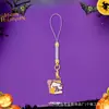 Amazon Halloween Llavero Colgante de Terror Calavera Fantasma Dibujo Animado Calabaza Gato Colgante para Bolsa Lanyard