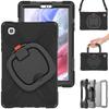 Adequado para Samsung A7 lite tablet capa protetora com slot para caneta 360 graus handheld suporte rotativo três - prova de capa protetora