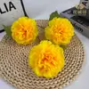 Borboleta Colorida de 3 Cabeças Peônia Flor Artificial Produto Acabado para Decoração de Casamento Arranjo de Flores Fabricante de Alto Padrão Atacado