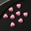 Red de moda amor joyería para uñas corazón tridimensional usar uña aretes para uñas material al por mayor para accesorios de carcasa de teléfono móvil