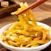 Mostaza Encurtida Fuling Auténtica, Pelada y Deshebrada, Sabor Original, Paquete Pequeño, Aperitivo, Vegetales Encurtidos, Caja Completa al por Mayor