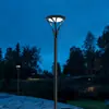 Luminária de Jardim em Alumínio Fundido com Tampa Espessa para Dissipação de Calor, Cabeça de Poste de Rua para Jardim LED 60W de Tensão Ampla, Kit de Produto Acabado para Comércio Transfronteiriço
