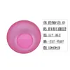 Salão de Beleza Tigela para Máscara Grande Tigela com Filme Ajustável diy Tigela Transparente de Plástico Macio para Misturar Máscara Cor Transparente Tigela Brilhante