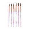 Caneta de unha nova transfronteiriça caneta de cristal para nail art caneta de escultura degradê pincel de unha ferramentas de unha extensão de cristal