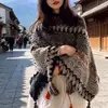 Chal para Mujer 2026 Nuevo Estilo Étnico de Yunnan Azul Chal de Viaje para Mujer, Capa de Moda de Verano con un Ambiente Elegante