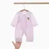 Roupa de bebê verão fina macacão recém-nascido algodão sem costura 0-6 meses macacão de bebê classe a roupa de ar condicionado