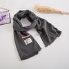 Ropa de invierno de estilo coreano de moda con pegatinas de rayas horizontales de cachemira sintética, bufanda suave para niños y niñas, bufanda para bebé, gruesa, al por mayor