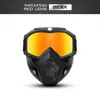 Máscara Protectora Integral, Gafas, Gafas Antivaho Integradas, Máscara Transpirable a Prueba de Polvo y Arena para Deportes al Aire Libre Ciclismo