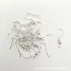 Ganchos para Orejas con Cuentas, Ganchos de Primavera para Orejas, Ganchos Grandes para Orejas, Ganchos de Oreja de Una Sola Línea, Ganchos Curvos para Orejas, Ganchos para Pendientes, Accesorios para Joyería DIY