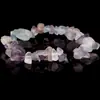 Pulseira de cascalho natural 5-8mm, fio elástico de ametista extensível Temu AliExpress TK explosões transfronteiriças