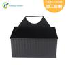 Cesta Rectangular de Lámina Galvanizada para Cuchillos y Tenedores Americana Dividida Cocina Portátil Plato Servilleta Vajilla Cesta de Almacenamiento