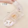 Herramienta para Cortar Pastillas, Pastillero, Cortador de Pastillas, Divisor de Pastillas Portátil, Organizador de Pastillas de 7 Días, Mini Cortador de Pastillas Pequeño para el Hogar