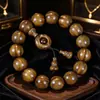 Pulseira Autêntica de Sândalo Verde Argentino com Círculo Único, Contas de Oração Budistas, Pulseira de Madeira com Vários Círculos, Diversos Estilos, Atacado do Fabricante