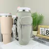 Material de Buceo Transfronterizo del Fabricante Taza para Coche de 40 oz con Correa Cruzada, Enfriador de Hielo, Gran Capacidad Aislada Portátil para Exteriores