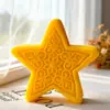 Molde de Adorno de Estrella Transfronterizo DIY Vela Aromática de Estrella Piedra Difusora Hecha a Mano Molde de Silicona de Yeso